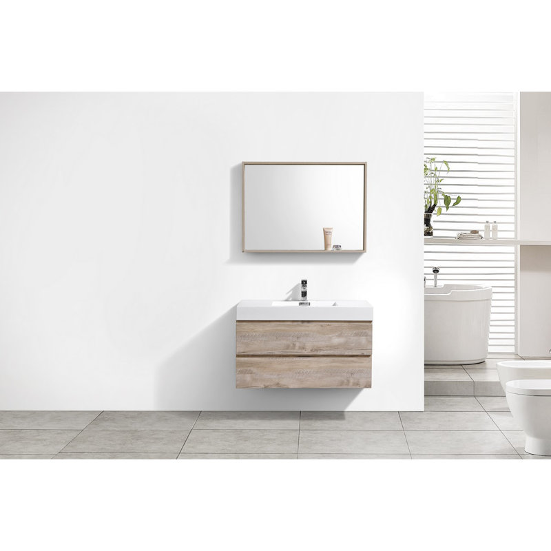 Tenafly 40 Single Wall Mounted Bathroom Vanity Set & Reviews AllModern